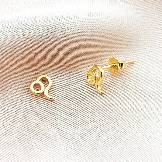 925 Silver Leo Stud Constellation Earring