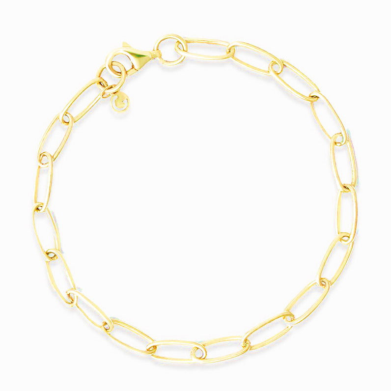 Women's Fashion Paperclip Chain Bracelet