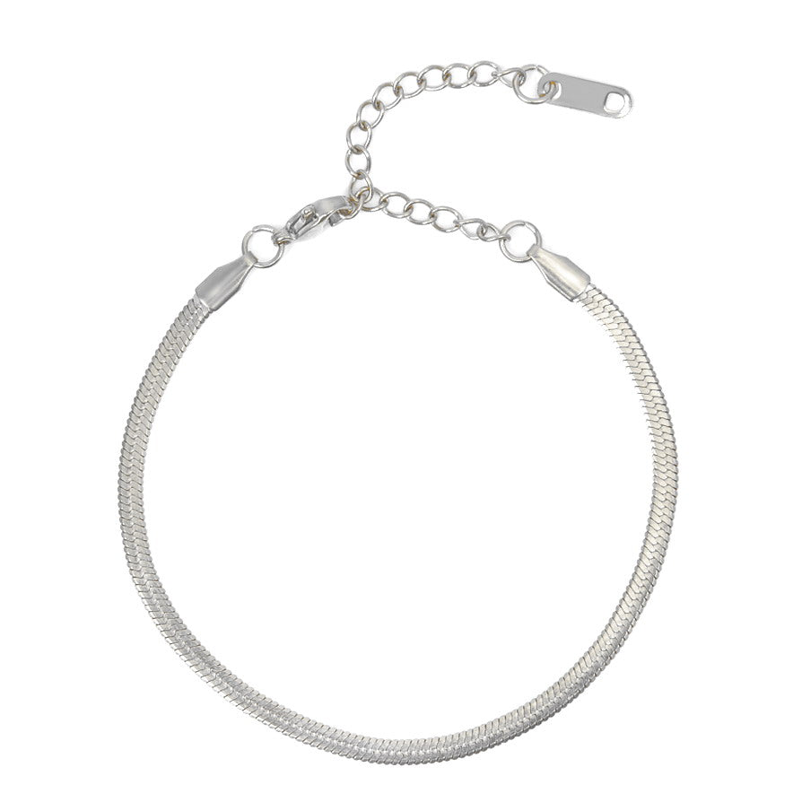 Women's Herringbone Chain Bracelet