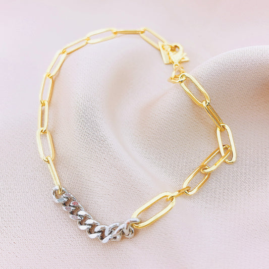 Women's Fashion Paperclip Chain Bracelet