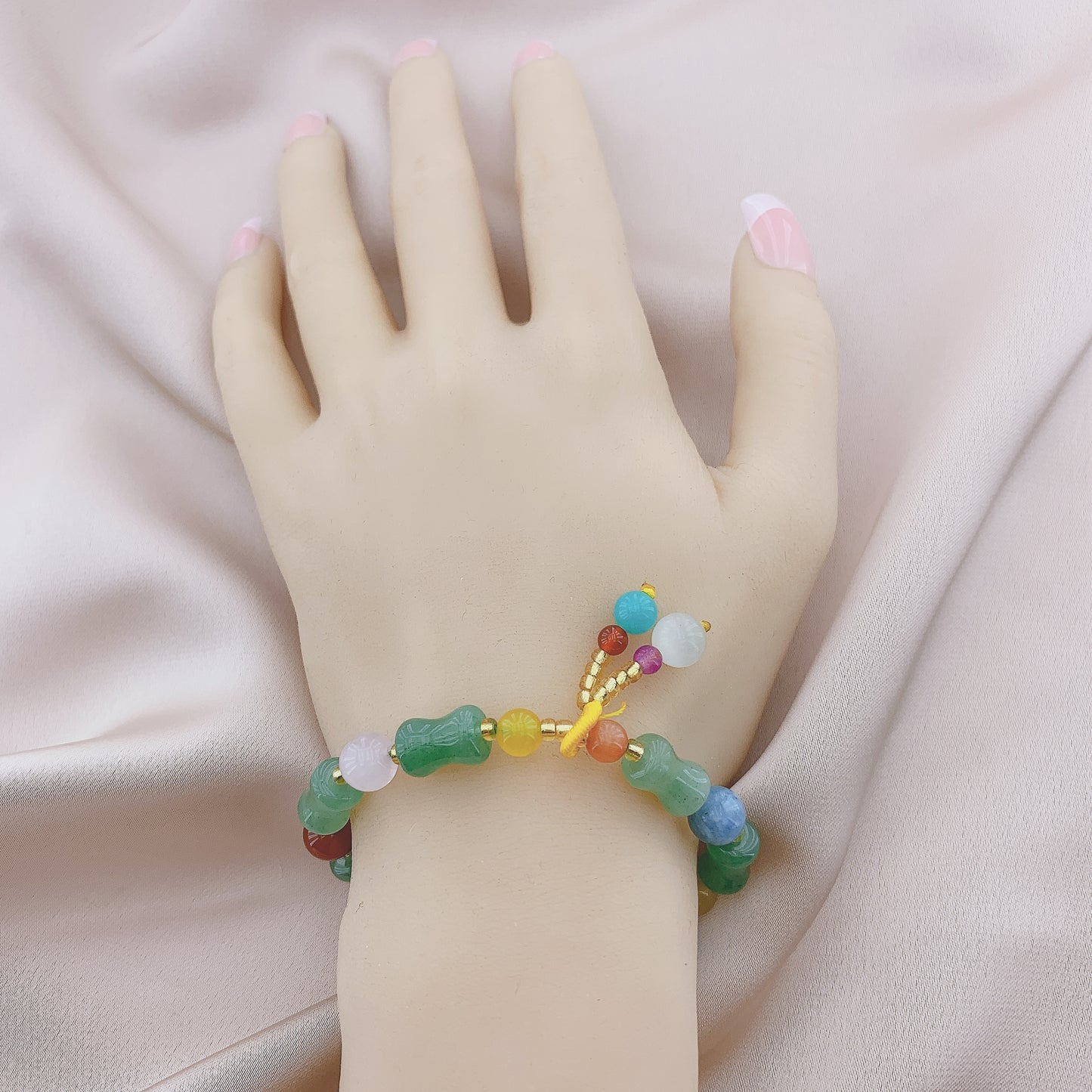 Women's Fashion Jade Beads Gemstone Bracelet