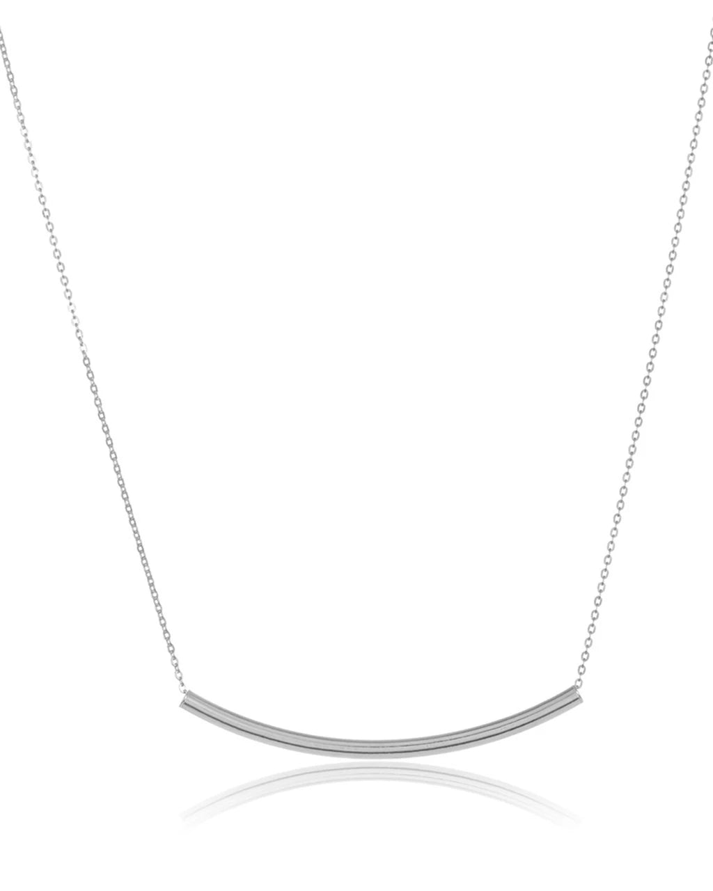 925 Silver Tube Necklace