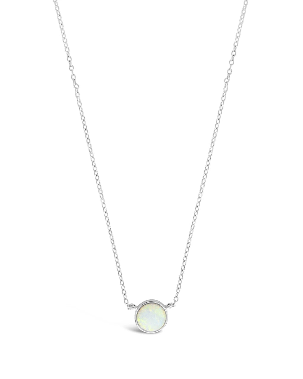925 Silver Opal Necklace