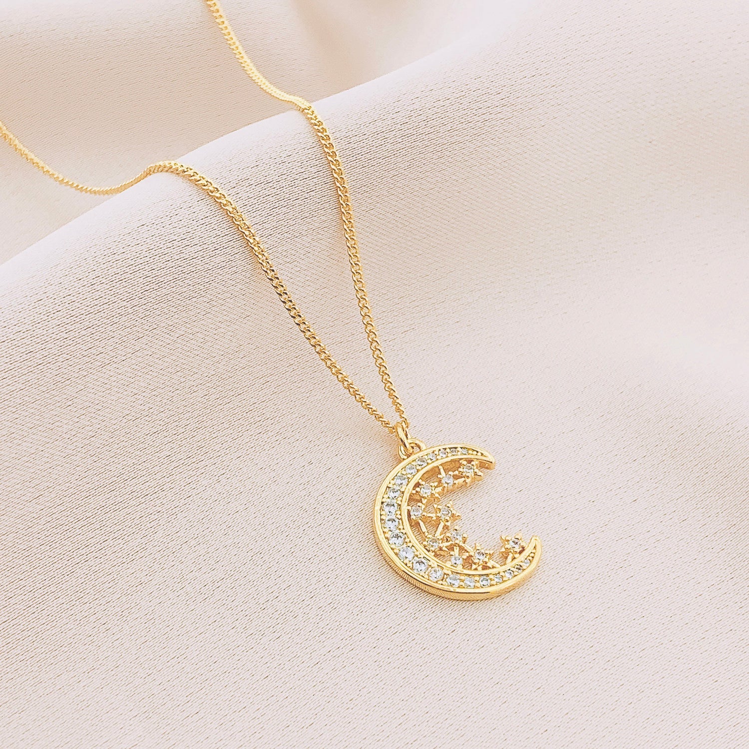 Sunshine/Crescent Moon/ Starlight Necklace