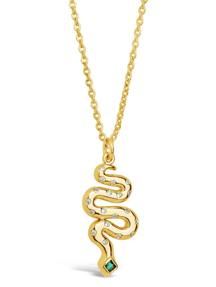 Women's CZ Snake Necklace
