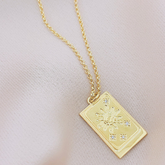 Women's Fashion CZ Pendant Necklace