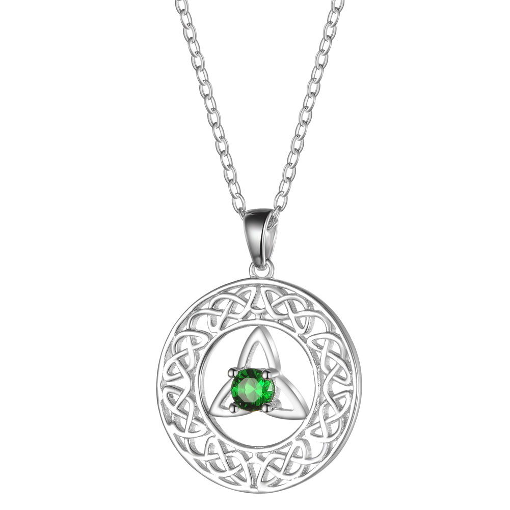925 Silver Celtic Pendant Necklace