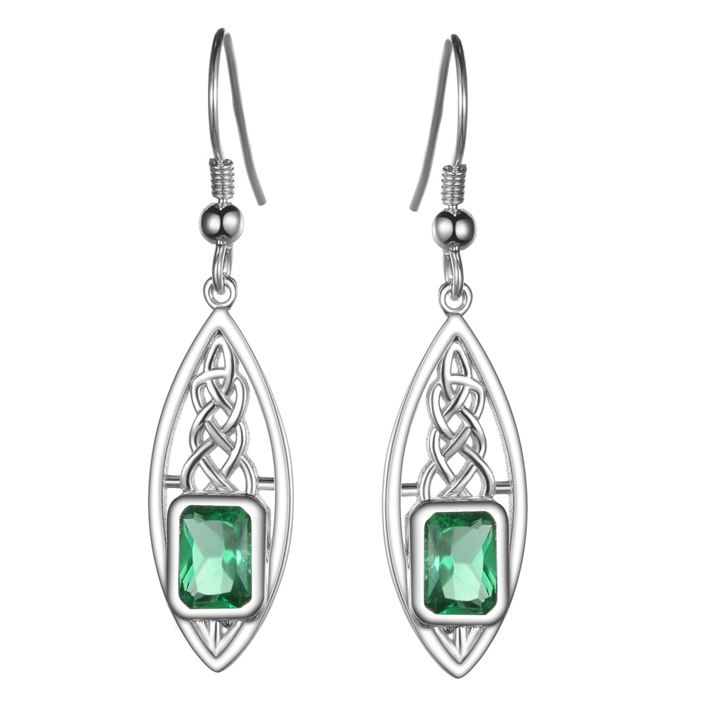925 Silver Celtic Earring
