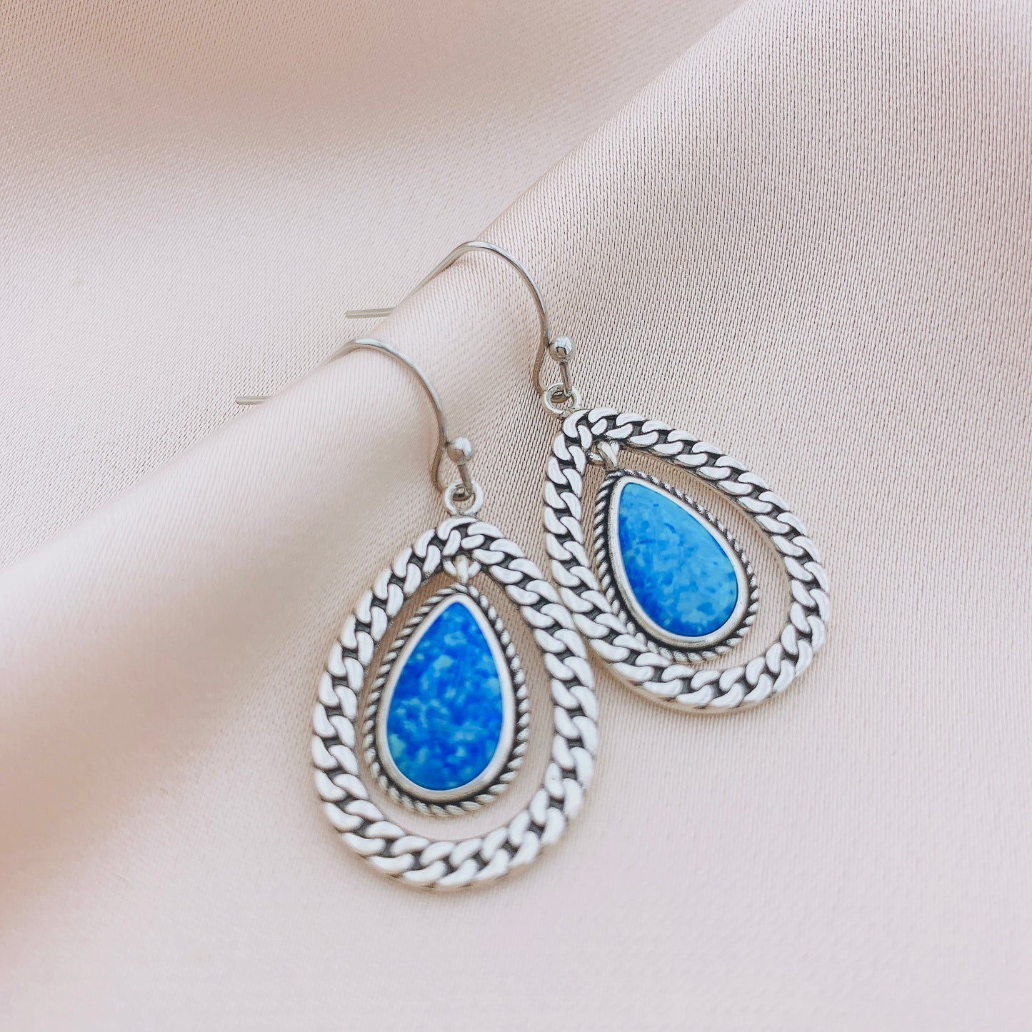 Women's Fashion Turquoise/Opal Antique Vintage Jewelry Sets
