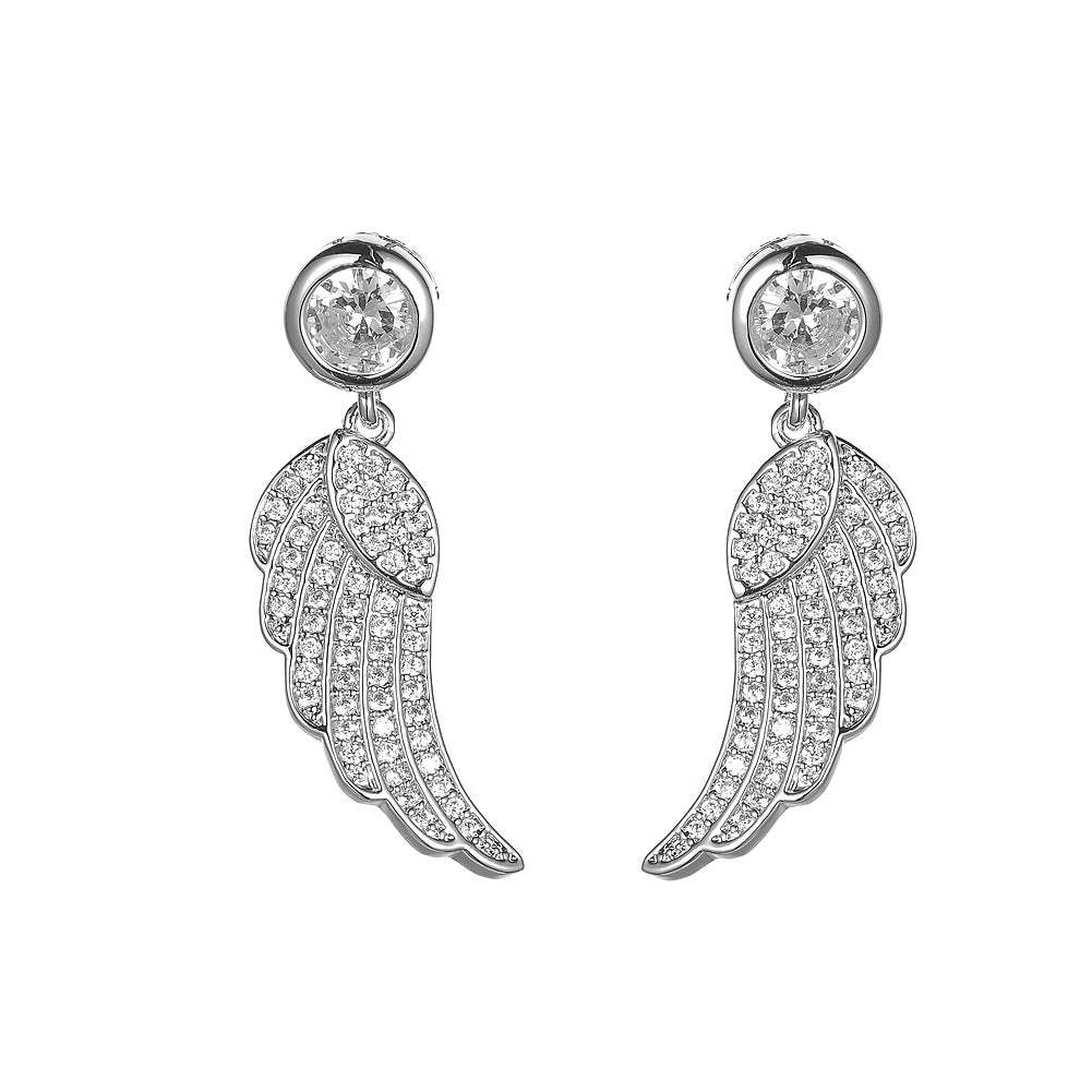 Women's Fashion Angel Wing CZ Jewelry Sets