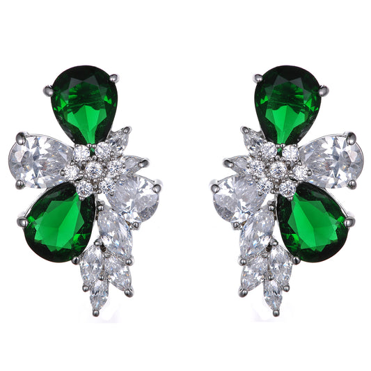 Women's Fashion CZ Bridal Wedding Earring