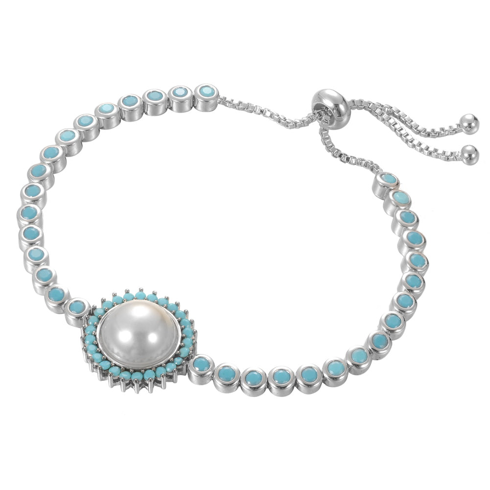 Women's Fashion CZ Pearl Jewelry Sets