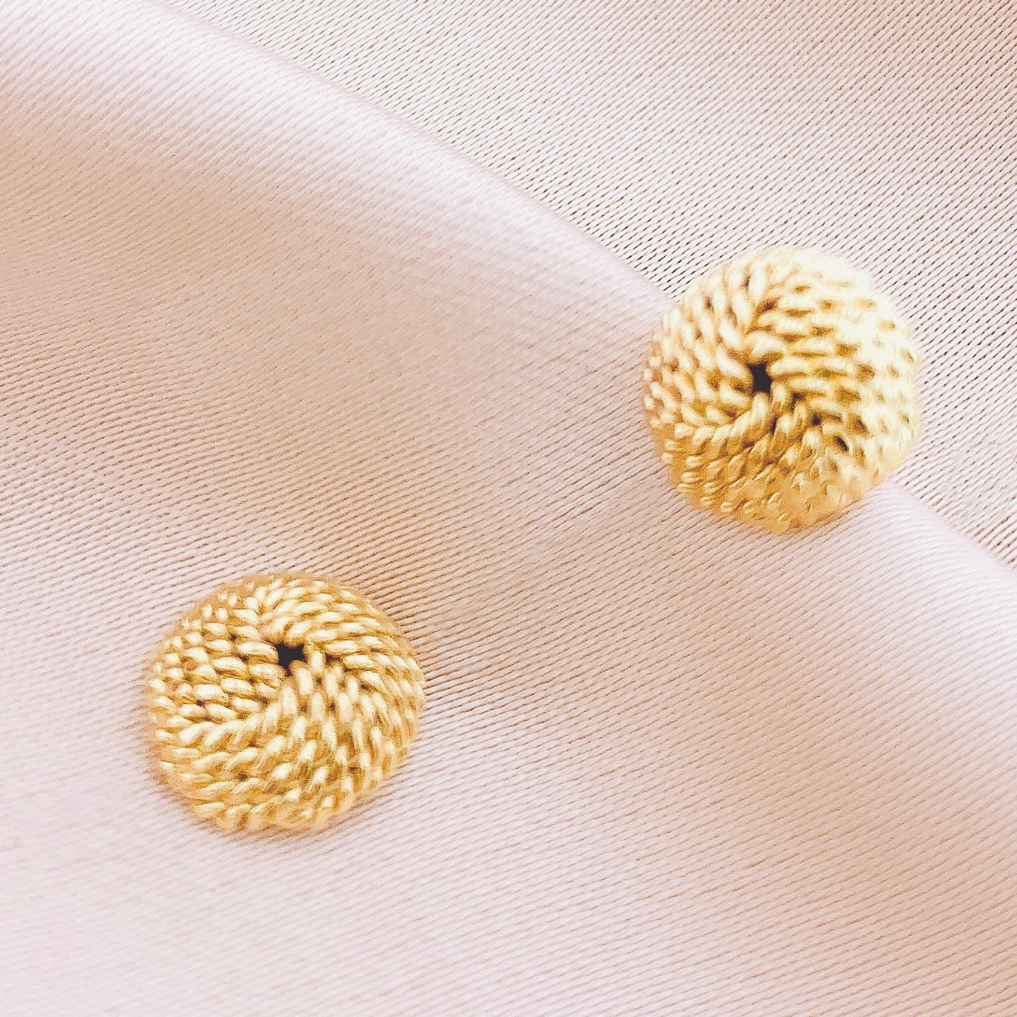 925 Silver Rope Love Knot Stud Earring