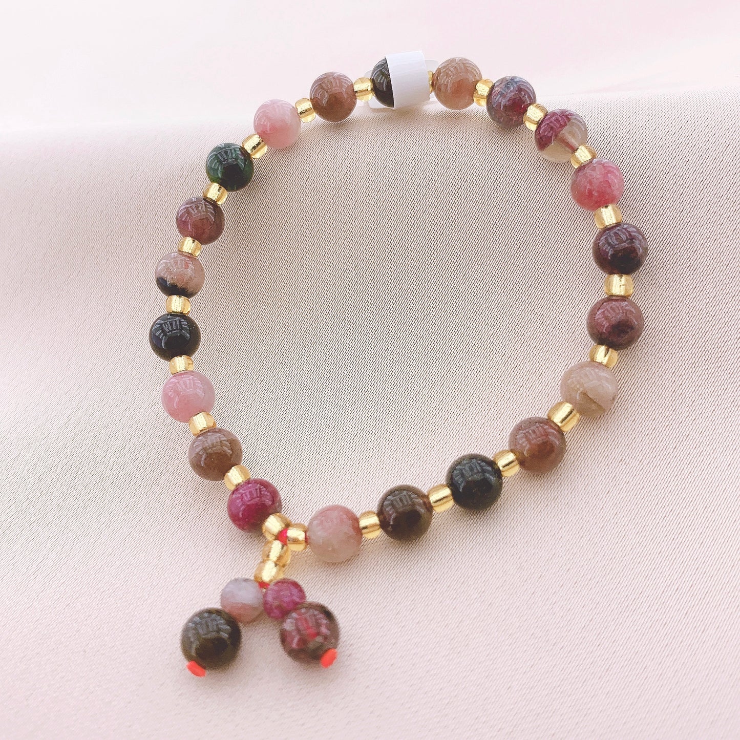 Women's Fashion Tourmaline Beads Gemstone Bracelet