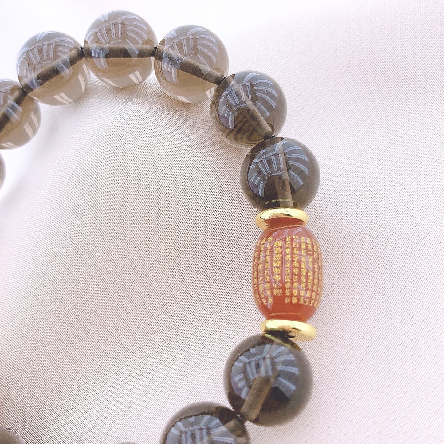 Women's Fashion Tea-coloured Crystal Beads Gemstone Bracelets