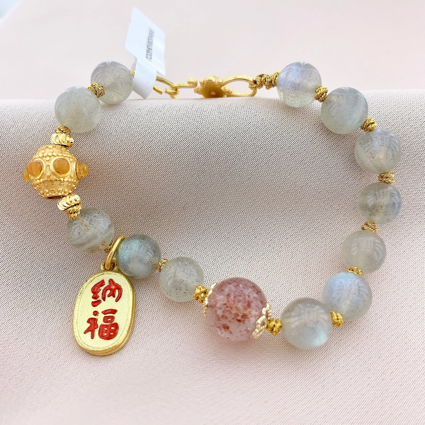 Women's Fashion Labradorite Beads Gemstone Bracelet