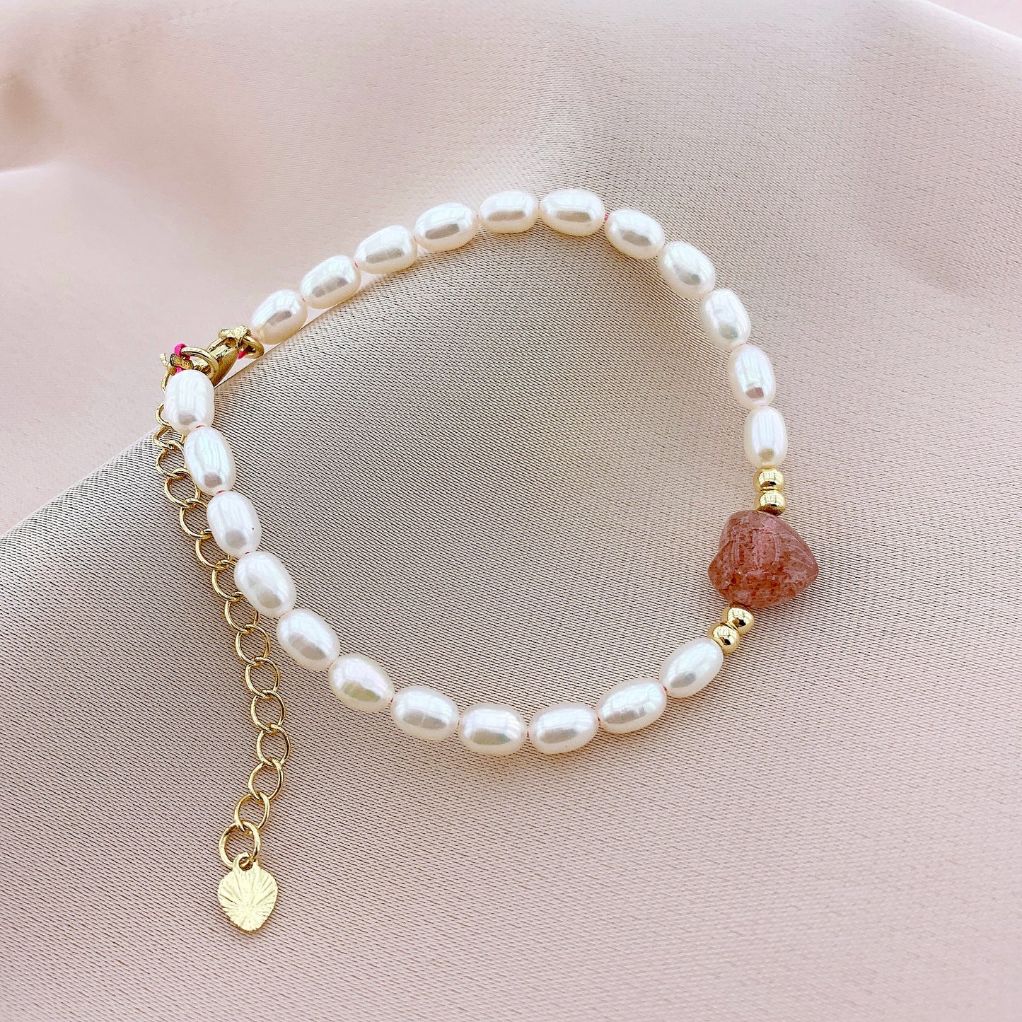 Women's Fashion Fresh Water Pearl Gemstone Bracelet