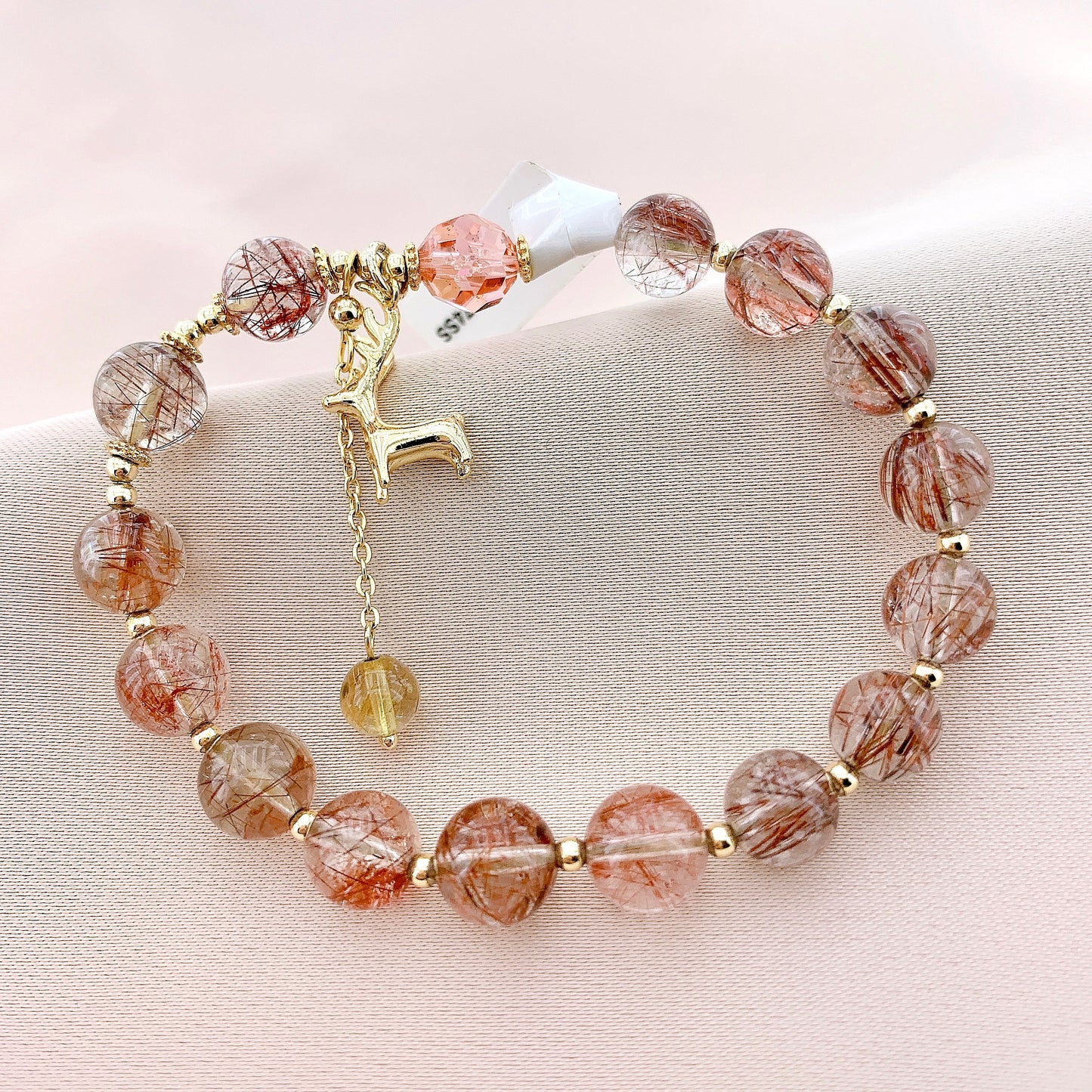 925 Silver Hairstone Crystal Beads Gemstone Bracelets