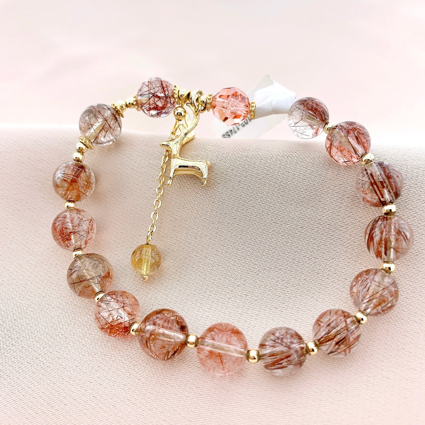 925 Silver Hairstone Crystal Beads Gemstone Bracelets