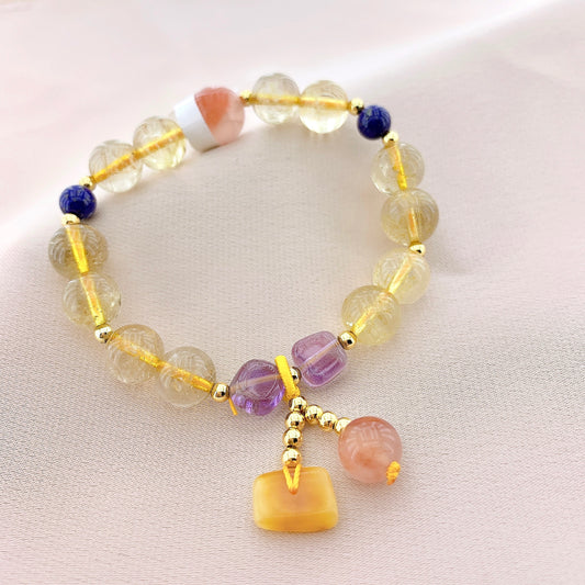 Women's Fashion Crystal Beads Gemstone Bracelets