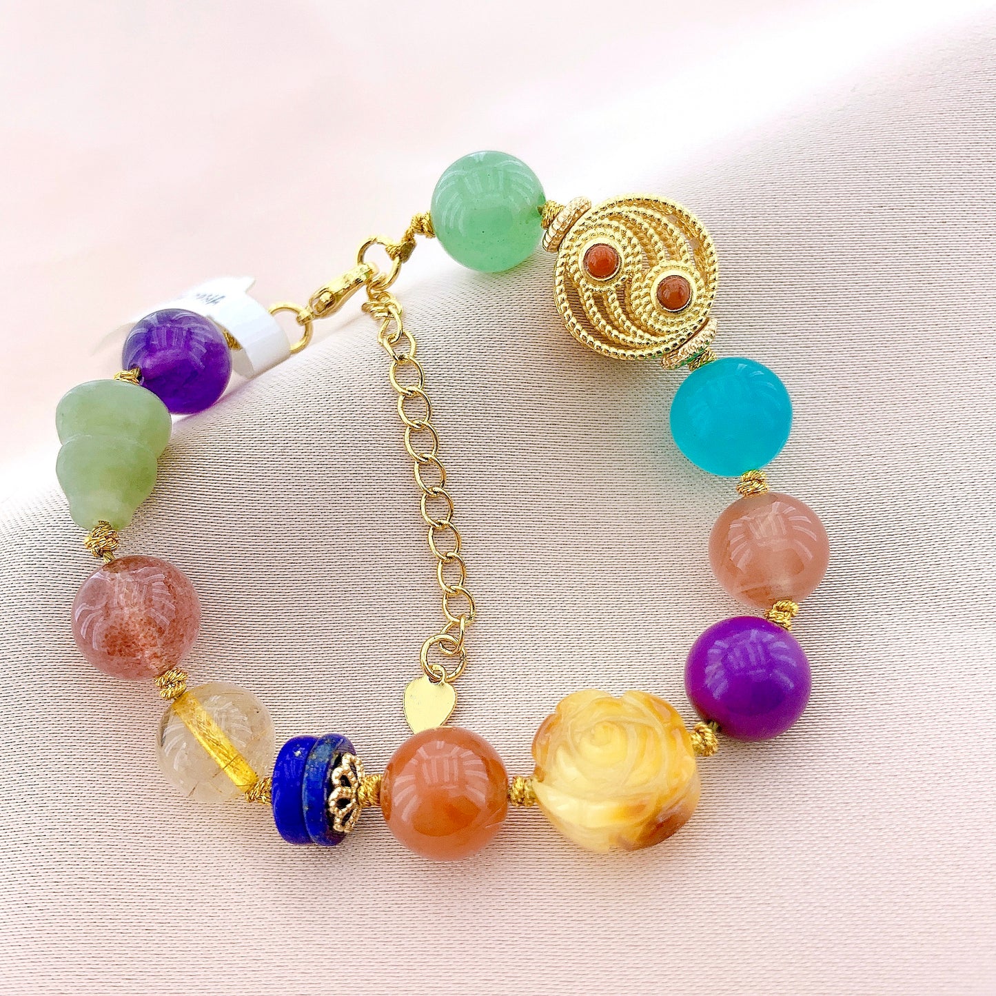 Women's Fashion Multic Color Beads Gemstone Bracelets