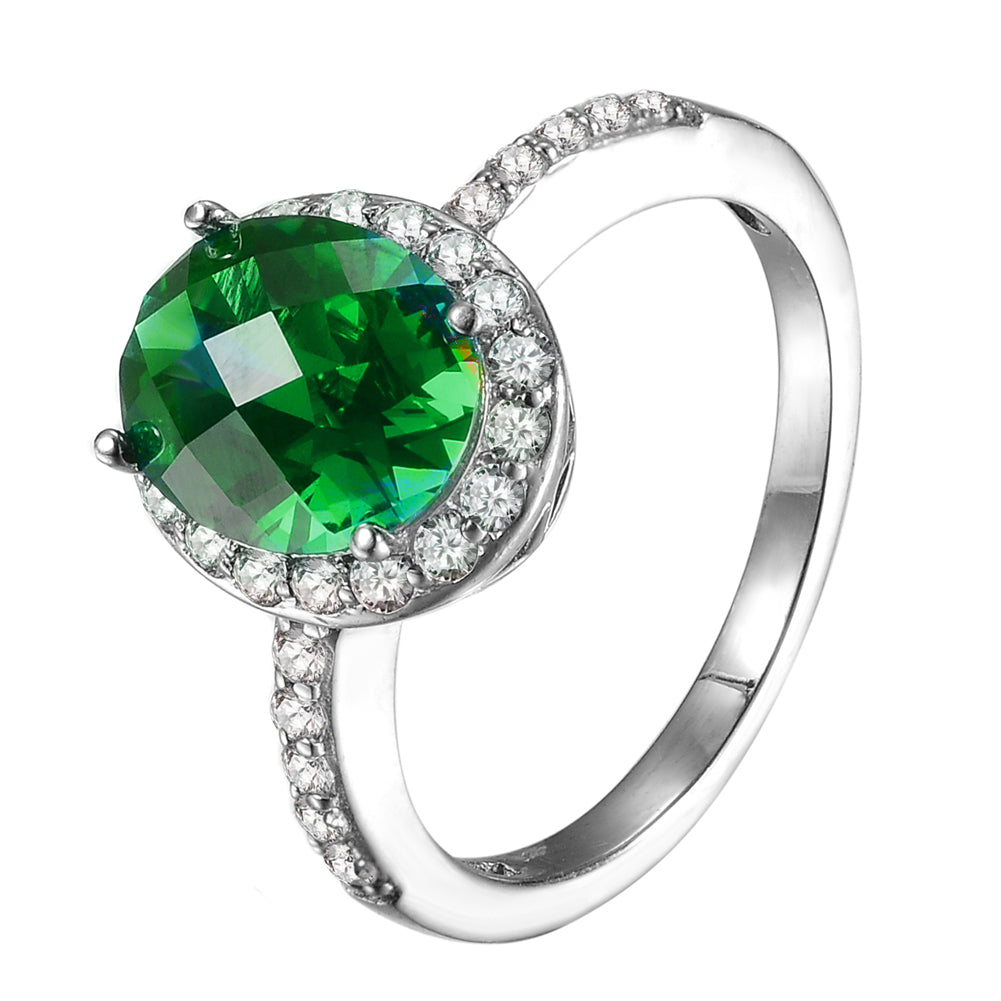 Women's Fashion CZ Wedding Bridal Engagement Ring